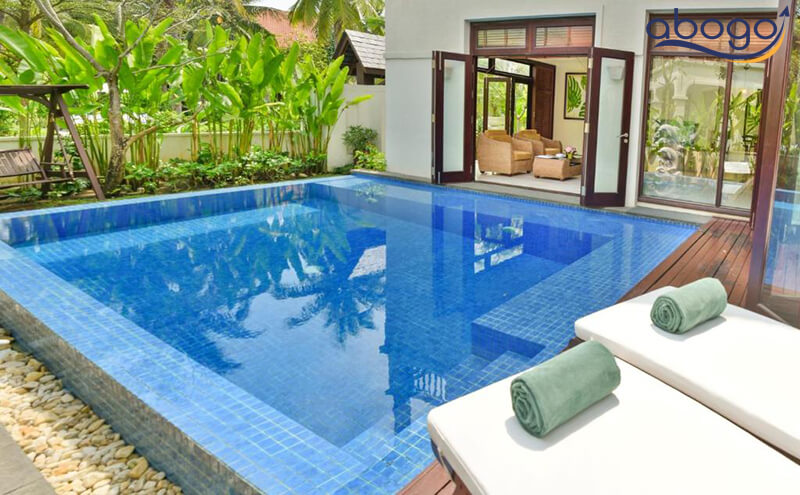 hồ bơi riêng biệt cho từng villa